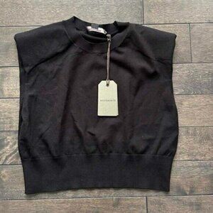 All Saints Cropped Sleeveless Sweater - new with tags